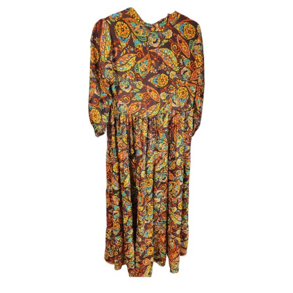 NWT Me 2 Magic Women's Boho Paisley Anthropologie Maxi Peasant Dress Small - Picture 2 of 10